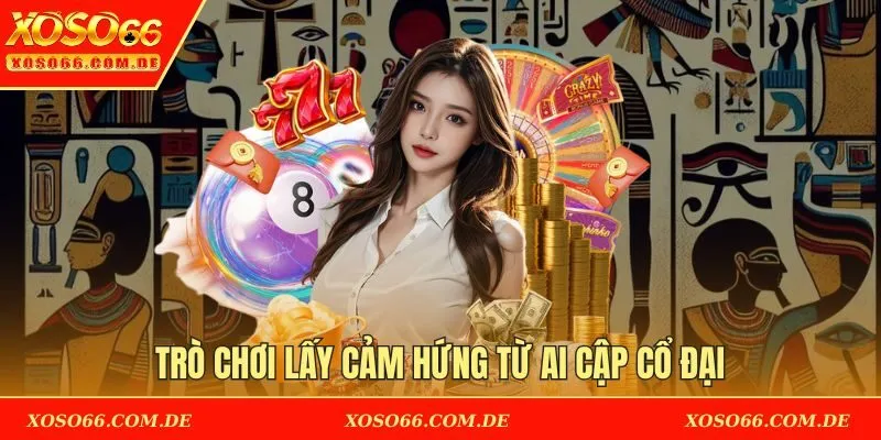 Trò chơi xây dựng theo chủ đề Ai Cập thời xưa.