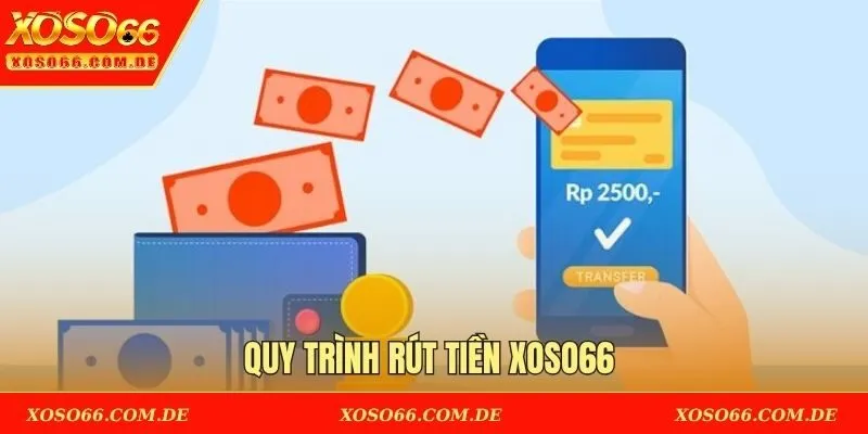 Quy trình rút tiền XOSO66